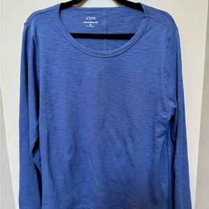 J.Crew Girlfriend Tee in Soft Blue